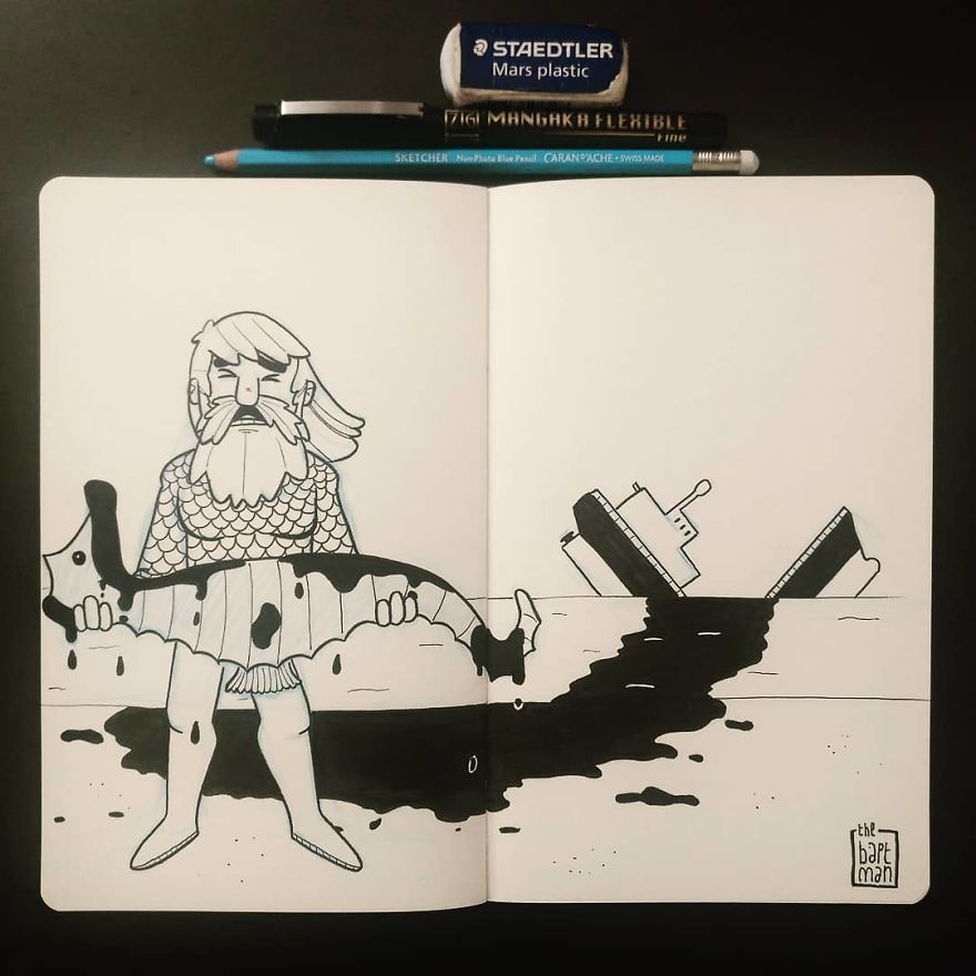 Aquaman And The Oil Spill