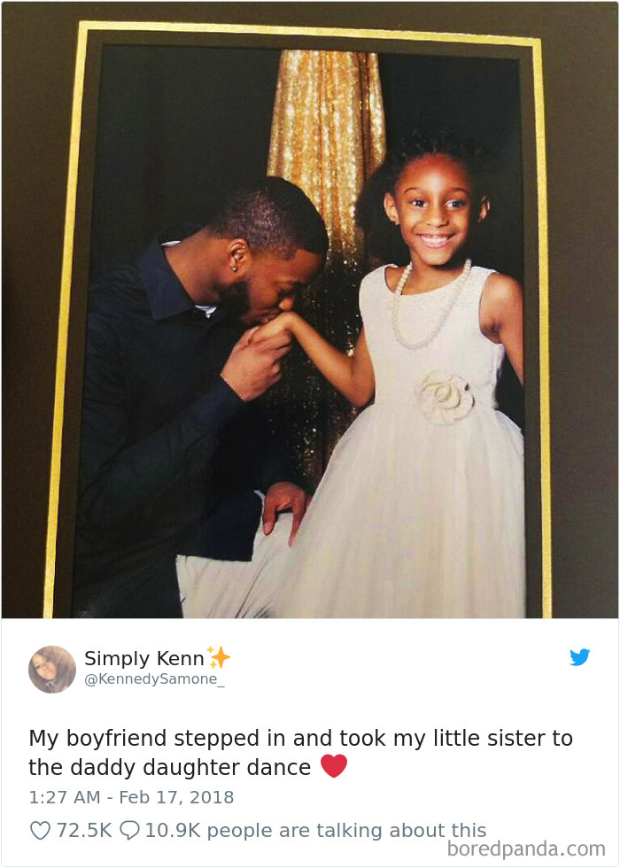Boyfriend Takes Her Little Sister To Daddy Daughter Dance