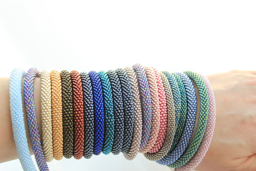 I Create Wearable Bead Crochet Art