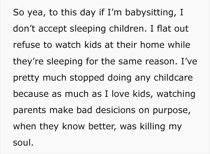 Babysitter Reveals Why She Never Accepts Children Who Are Asleep, And Every Babysitter Should Read It Babysitter Reveals Why She Never Accepts Children Who Are Asleep, And Every Babysitter Should Read It