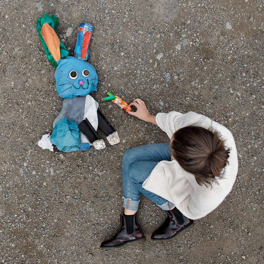 After My Picture Went Viral I Knew That I Needed To Make More Art From The Litter That I Find After My Picture Went Viral I Knew That I Needed To Make More Art From The Litter That I Find