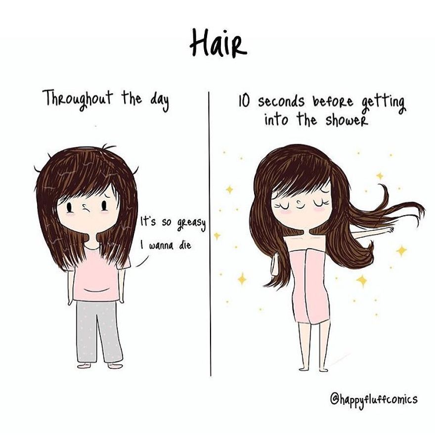 Artist Creates Illustrations Of The Daily Problems Of A Modern Girl And You Will Surely Laugh At It