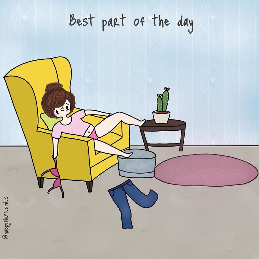 Artist Creates Illustrations Of The Daily Problems Of A Modern Girl And You Will Surely Laugh At It