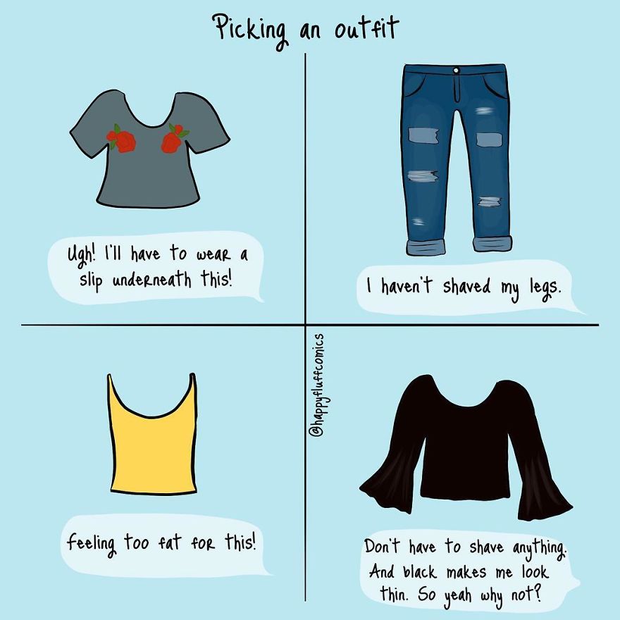 Artist Creates Illustrations Of The Daily Problems Of A Modern Girl And You Will Surely Laugh At It
