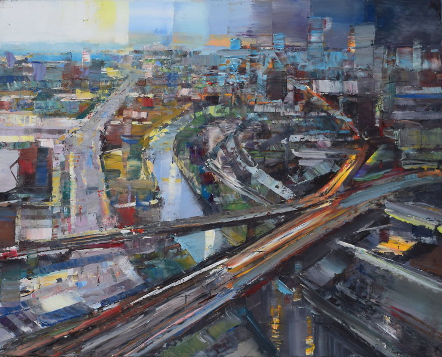 Artist Ditches Brushes To Paint Manchester With Coffee Shop Loyalty Card