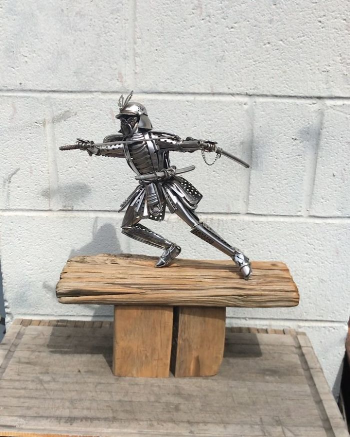 Artist Makes Sculptures With Cutlery And The Result Is Perfect