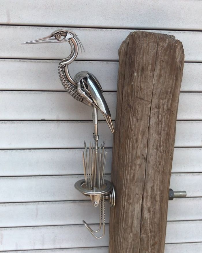 Artist Makes Sculptures With Cutlery And The Result Is Perfect