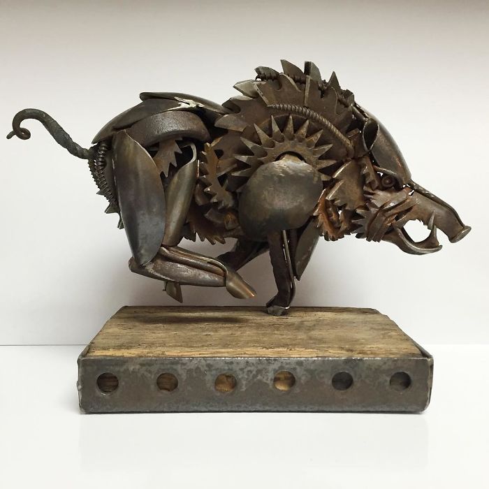 Artist Makes Sculptures With Cutlery And The Result Is Perfect