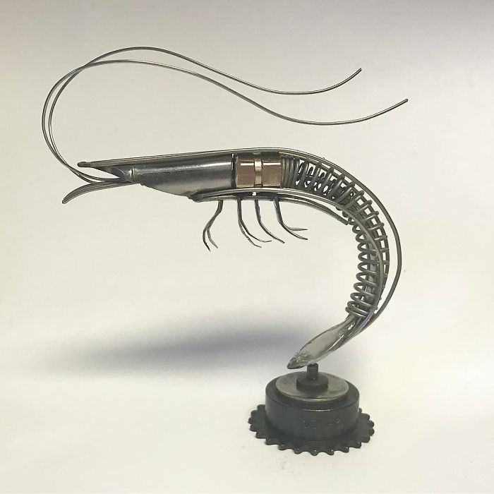 Artist Makes Sculptures With Cutlery And The Result Is Perfect