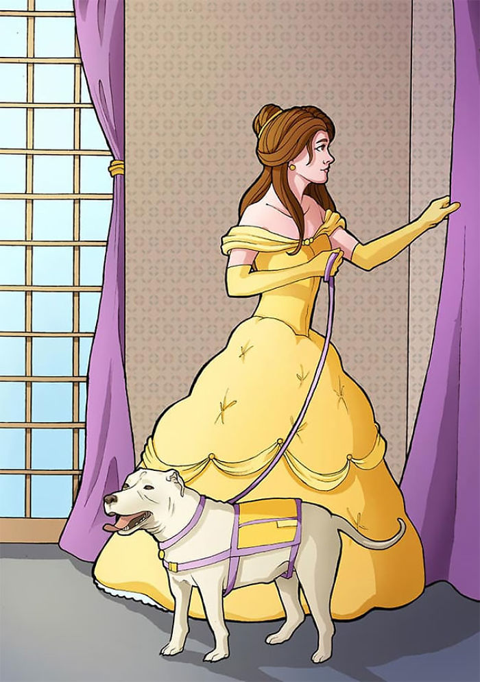 Artist Gives Disney Princesses Disabilities And Disorders To Advocate An Important Message Artist Gives Disney Princesses Disabilities And Disorders To Advocate An Important Message
