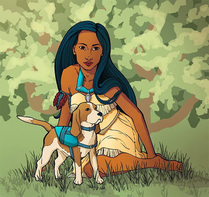 Artist Gives Disney Princesses Disabilities And Disorders To Advocate An Important Message Artist Gives Disney Princesses Disabilities And Disorders To Advocate An Important Message