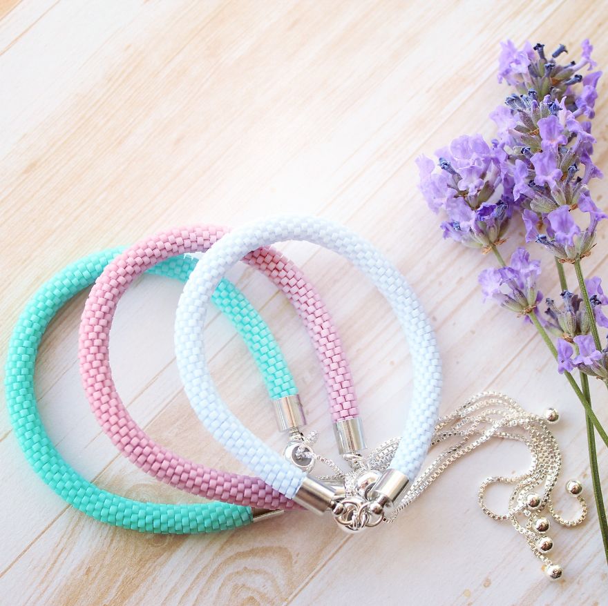 I Create Wearable Bead Crochet Art