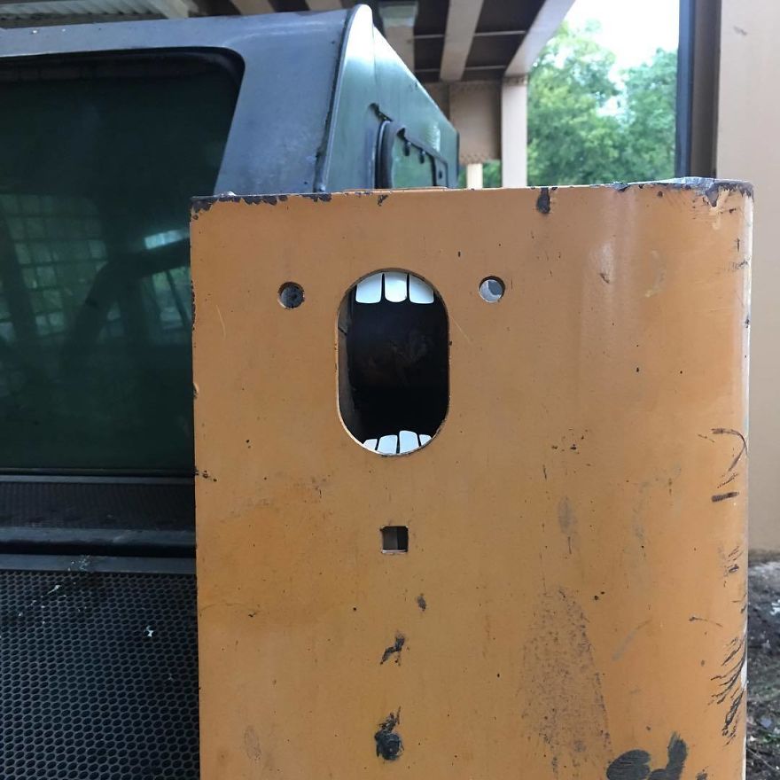 I Transform Public Objects Into Characters With Custom Designed Stickers