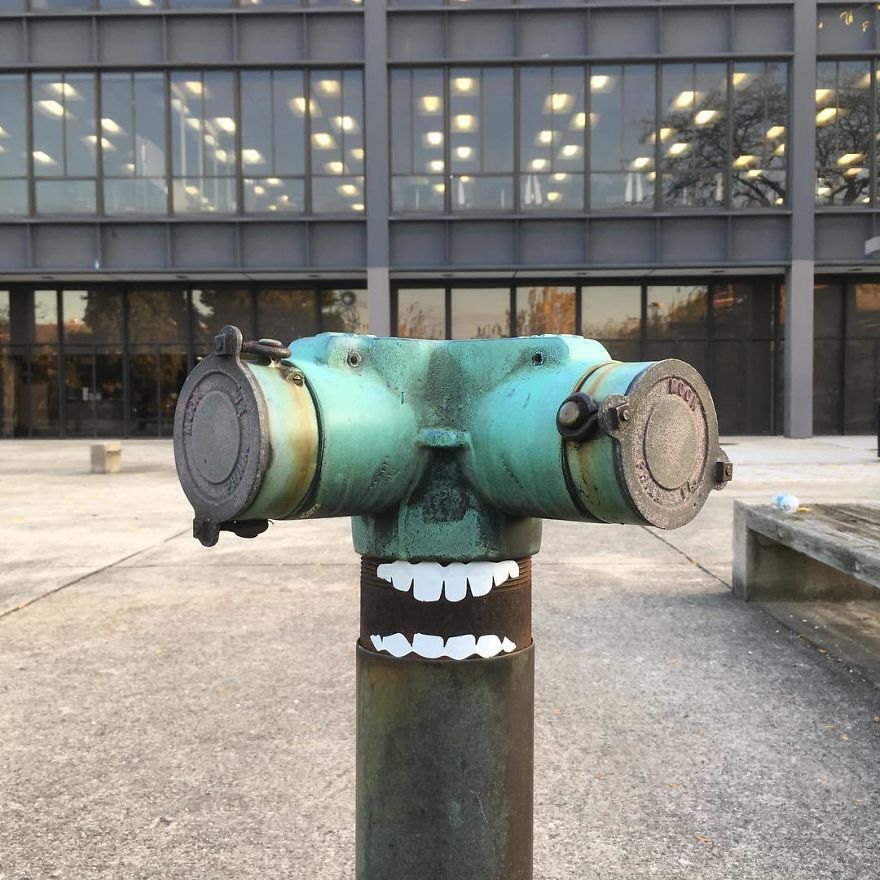 I Transform Public Objects Into Characters With Custom Designed Stickers