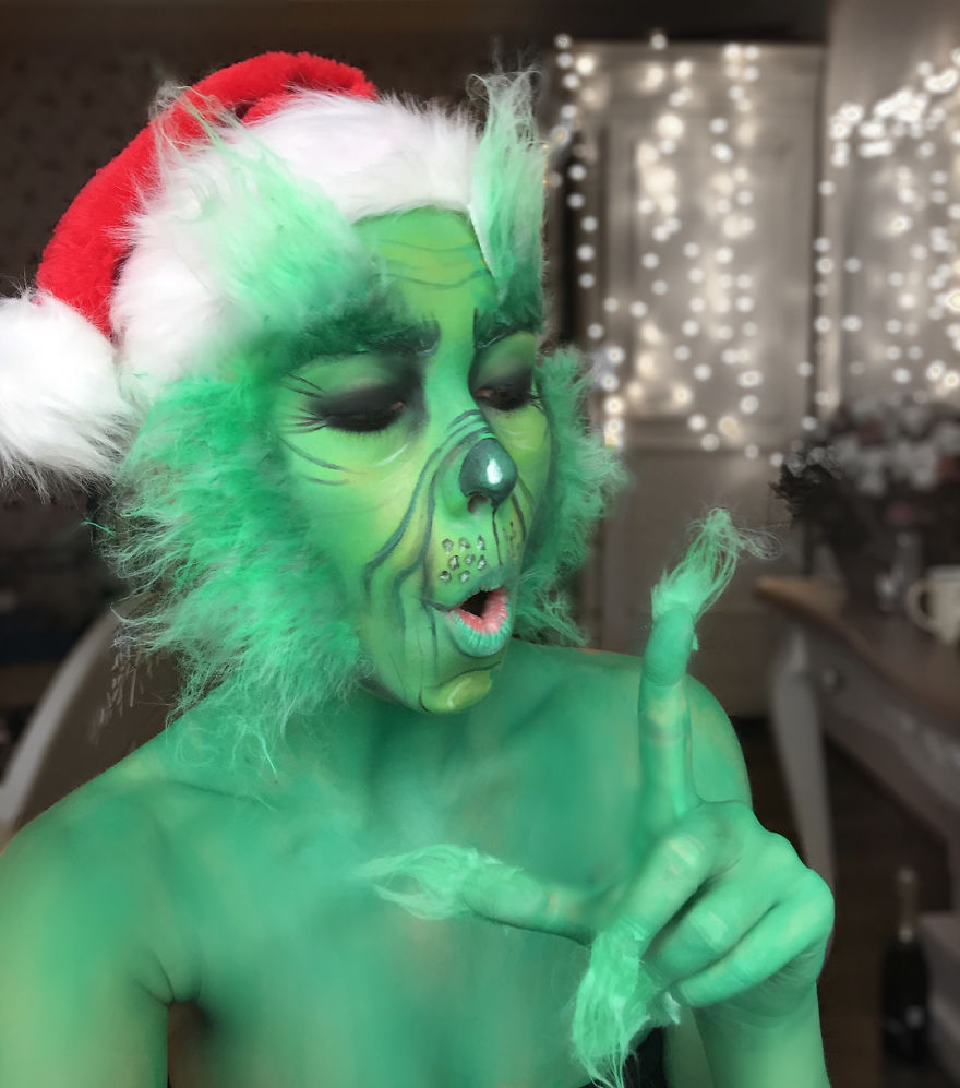 I Transform Myself With Halloween Makeup