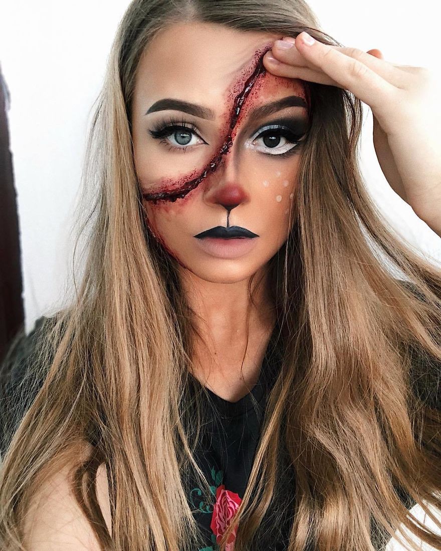 I Transform Myself With Halloween Makeup