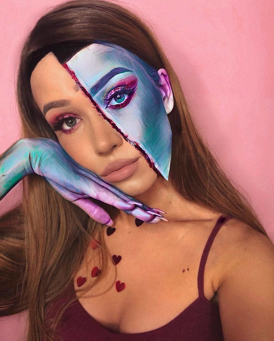 I Transform Myself With Halloween Makeup