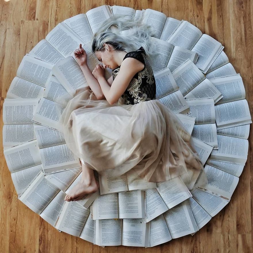 In Love With Books, This Woman Uses Them To Make True Works Of Art