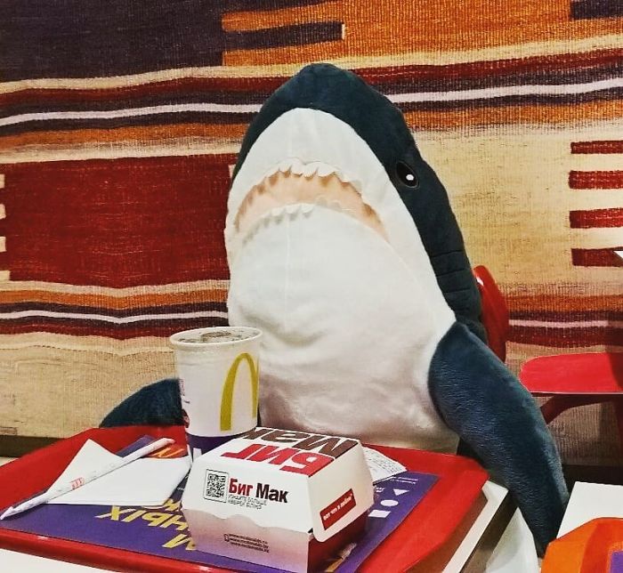 Ikea Shark Plush