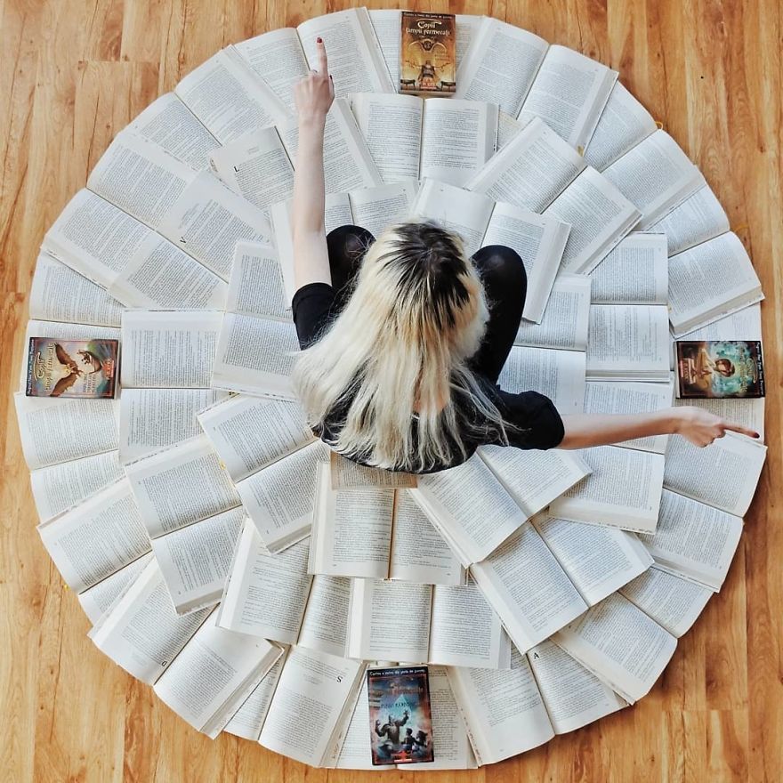 In Love With Books, This Woman Uses Them To Make True Works Of Art