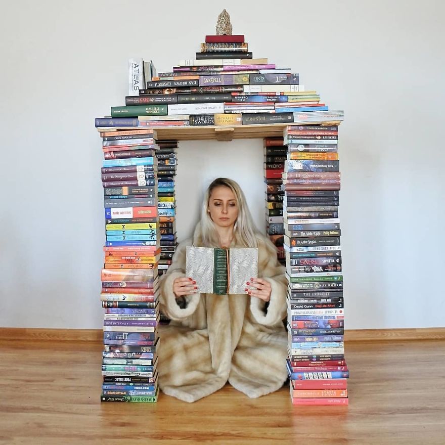 In Love With Books, This Woman Uses Them To Make True Works Of Art