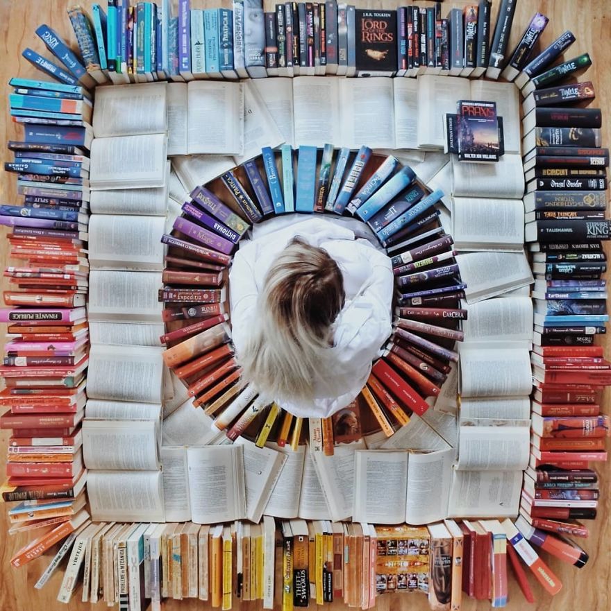 In Love With Books, This Woman Uses Them To Make True Works Of Art