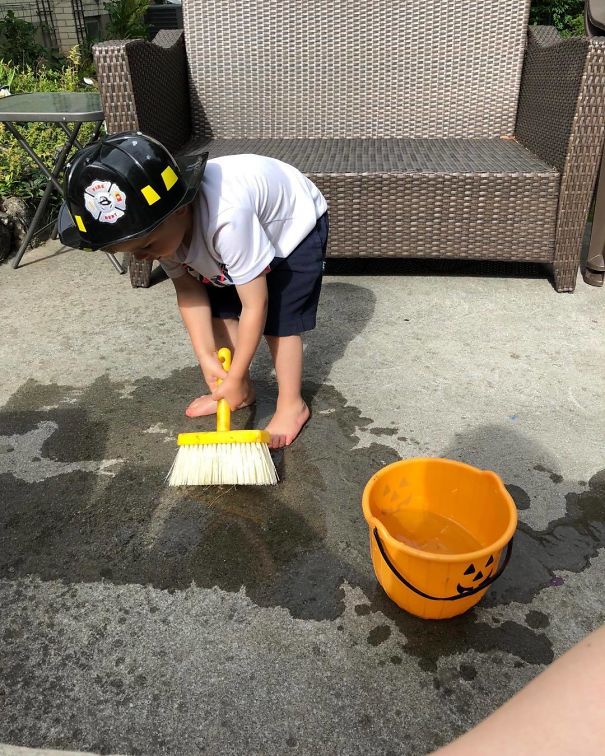 Painting The Fire Station Floor