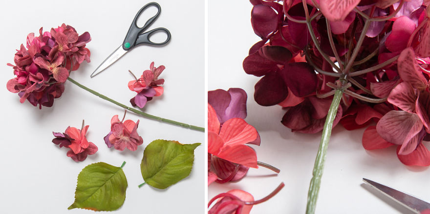 Bones & Blooms Halloween Wreath