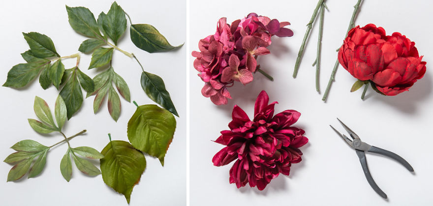 Bones & Blooms Halloween Wreath Bones & Blooms Halloween Wreath