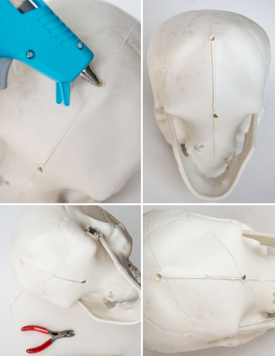 Bones & Blooms Halloween Wreath Bones & Blooms Halloween Wreath