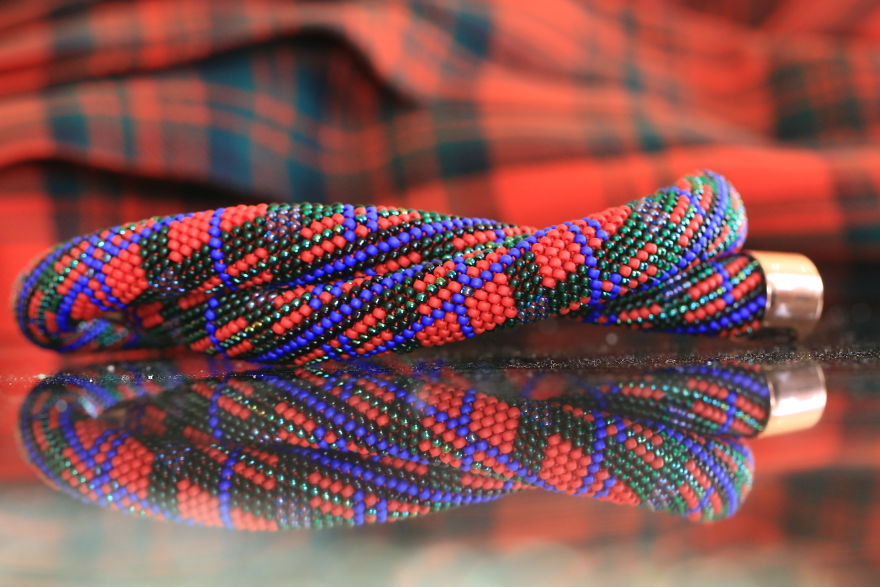 I Create Wearable Bead Crochet Art