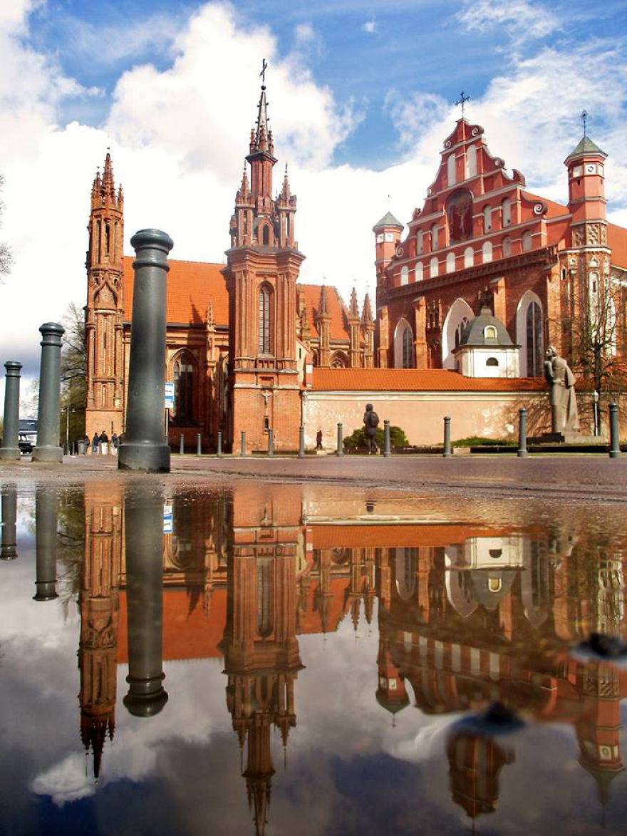 Captured The Beauty Of Rainy Vilnius City