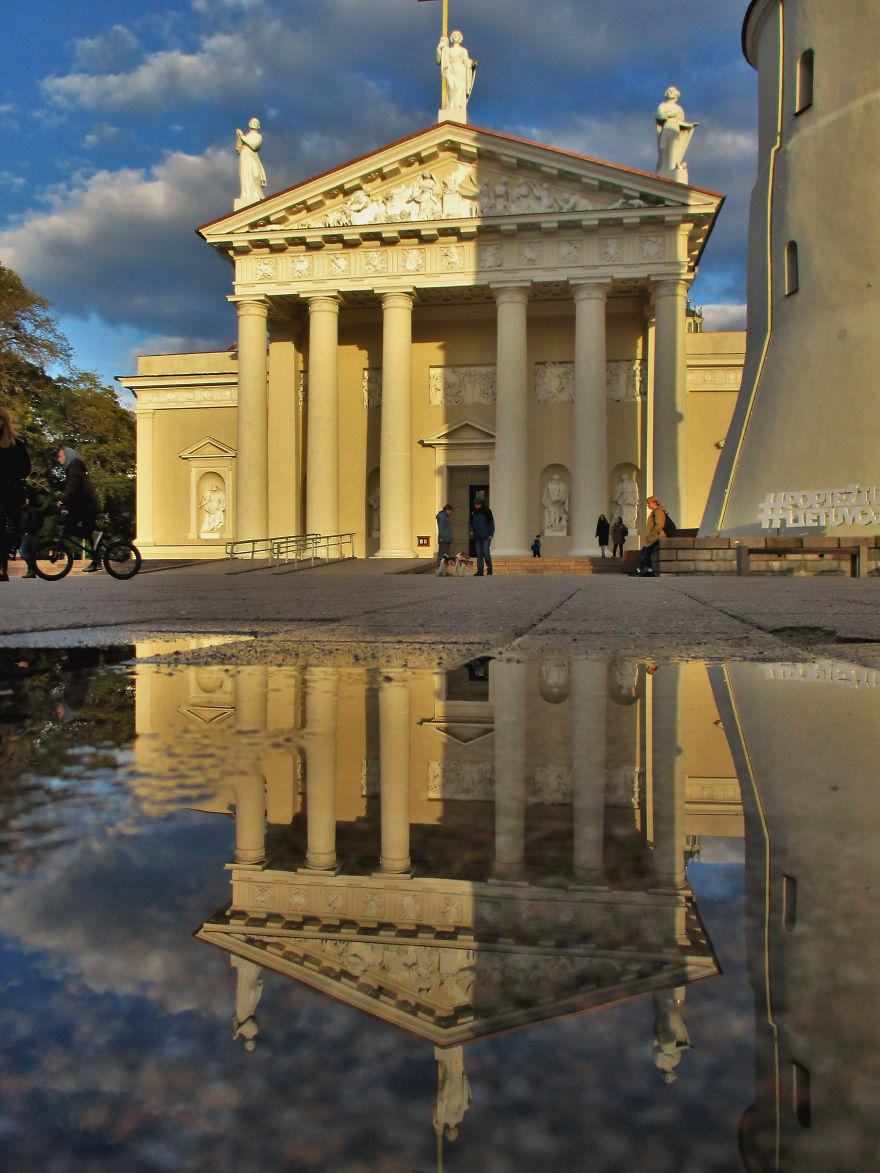 Captured The Beauty Of Rainy Vilnius City