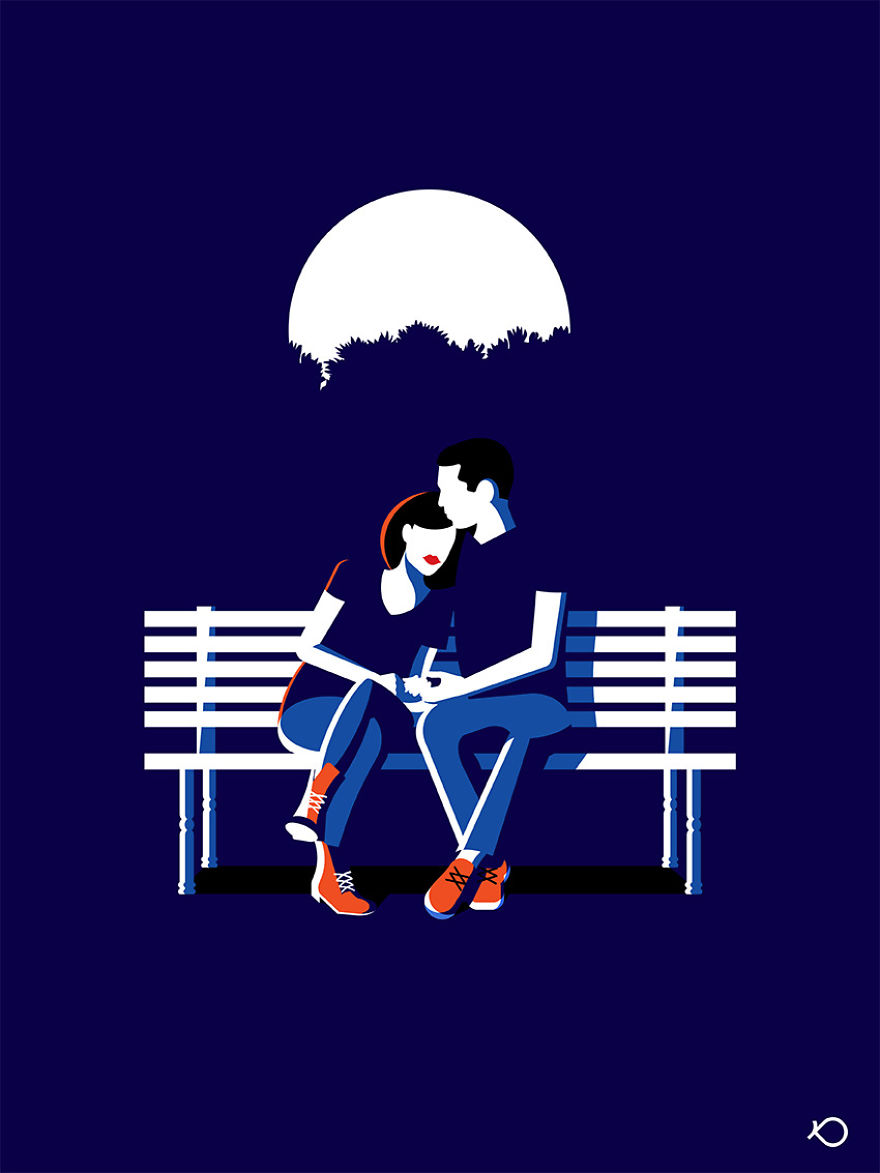 I Create Minimalist And Colorful Digital Illustrations