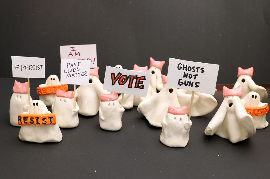 I Made My Own Protest March Made Of Miniature Ghosts I Made My Own Protest March Made Of Miniature Ghosts