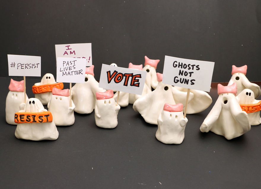 I Made My Own Protest March Made Of Miniature Ghosts I Made My Own Protest March Made Of Miniature Ghosts