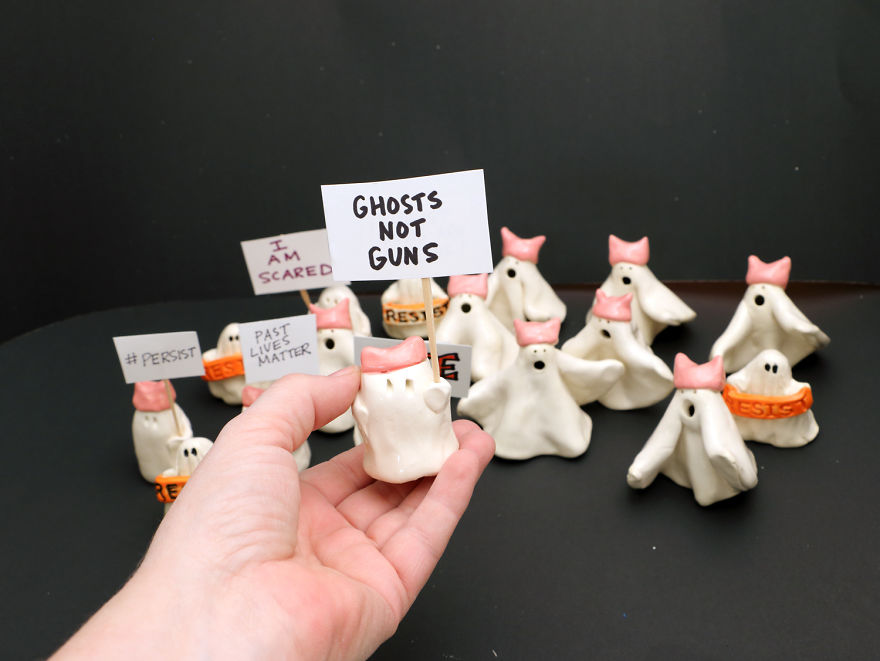 I Made My Own Protest March Made Of Miniature Ghosts I Made My Own Protest March Made Of Miniature Ghosts