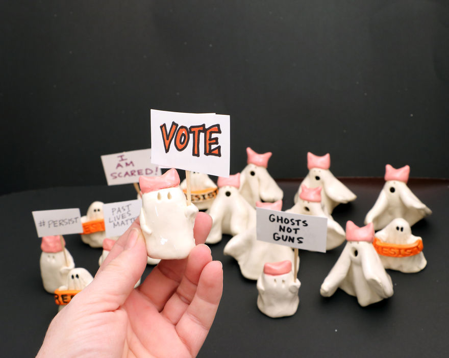 I Made My Own Protest March Made Of Miniature Ghosts I Made My Own Protest March Made Of Miniature Ghosts