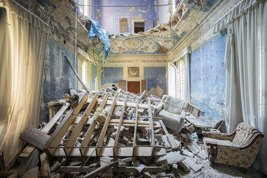 Abandoned Castle In Italy