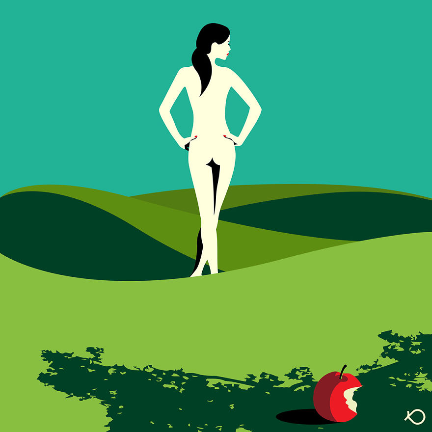 I Create Minimalist And Colorful Digital Illustrations