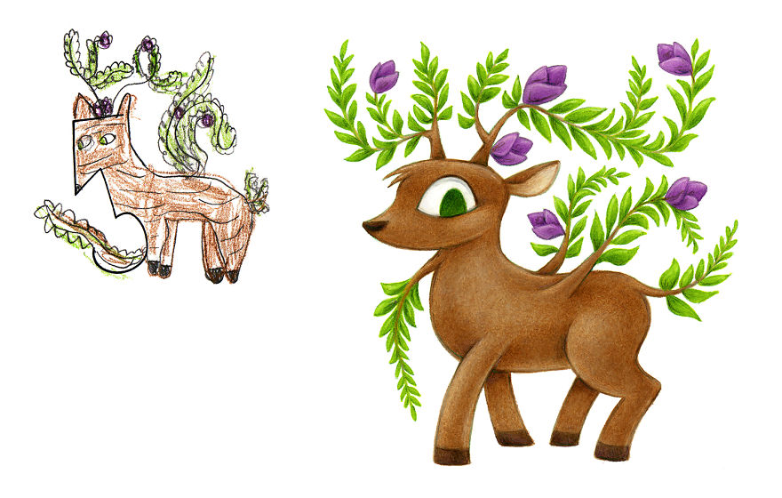 I Spent The Last 2 Years Drawing 300 Monsters Based On Kid Drawings