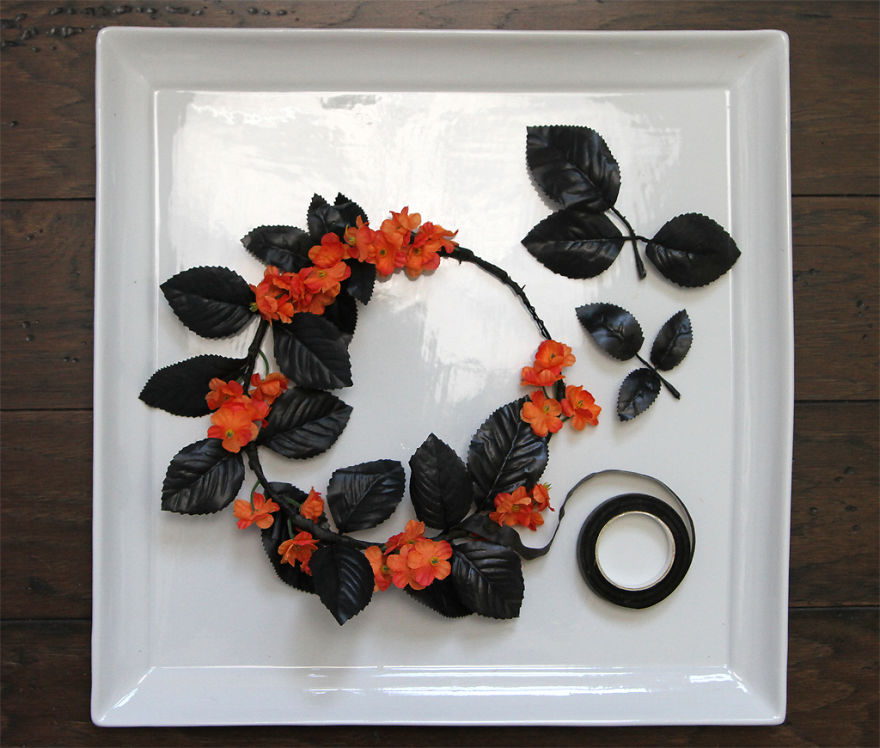 DIY Halloween Flower Crown DIY Halloween Flower Crown