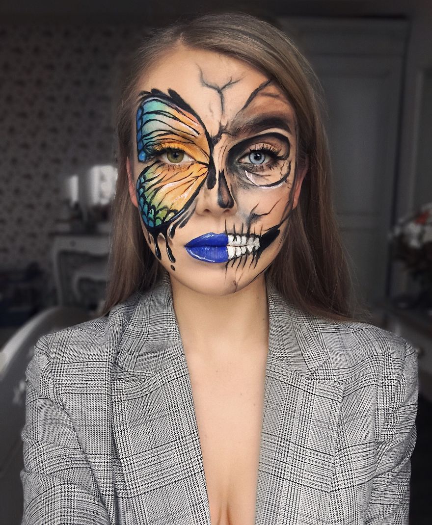 I Transform Myself With Halloween Makeup