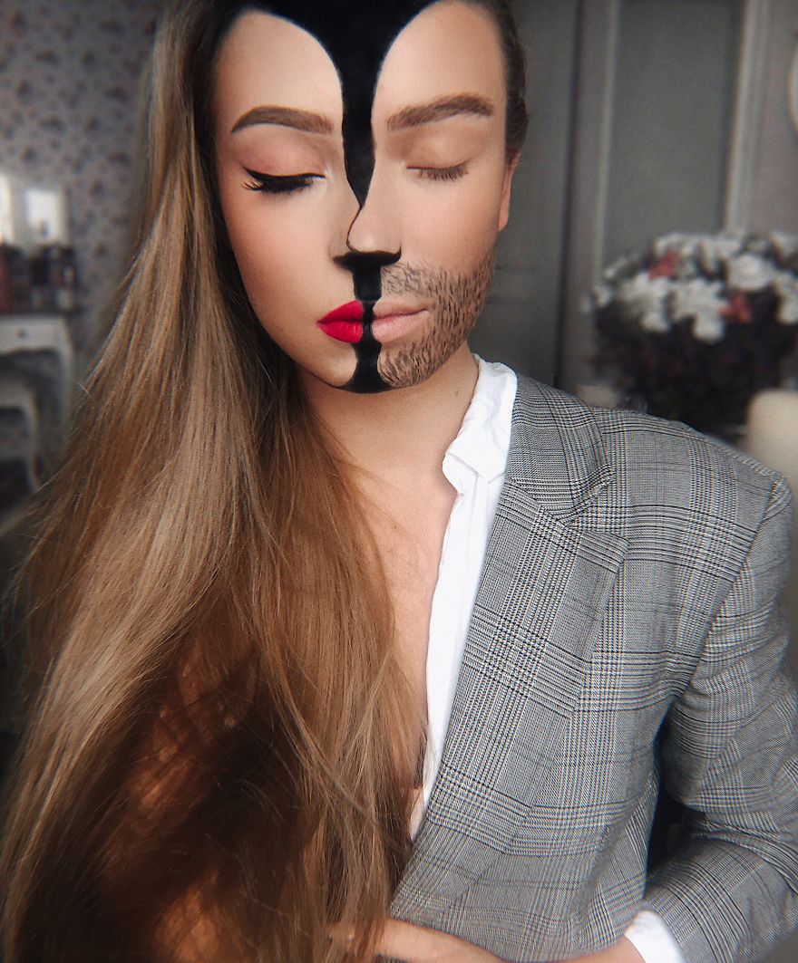 I Transform Myself With Halloween Makeup