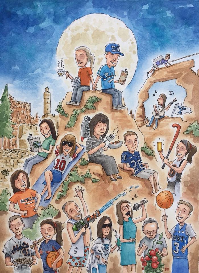 I Created A Watercolor Illustration For My Family's Baby Announcement, And Years Later Custom Illustrations Are My Business