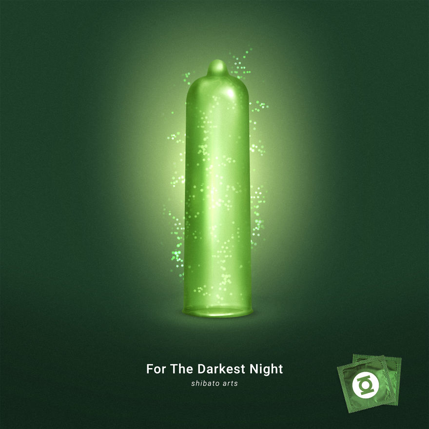 I Illustrated Condoms For Superheroes