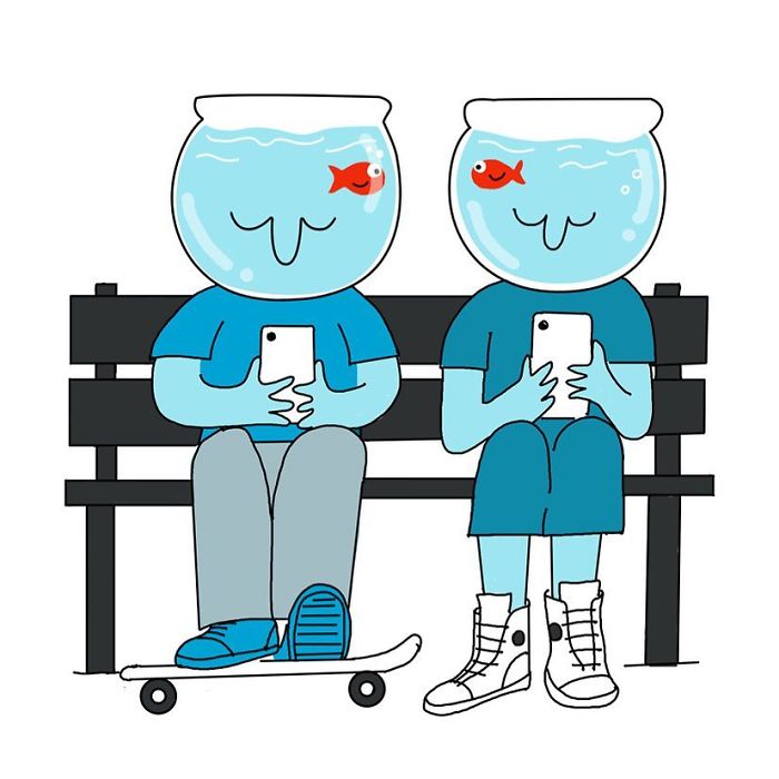 I Illustrate How We Are All Looking For Connection And Communication