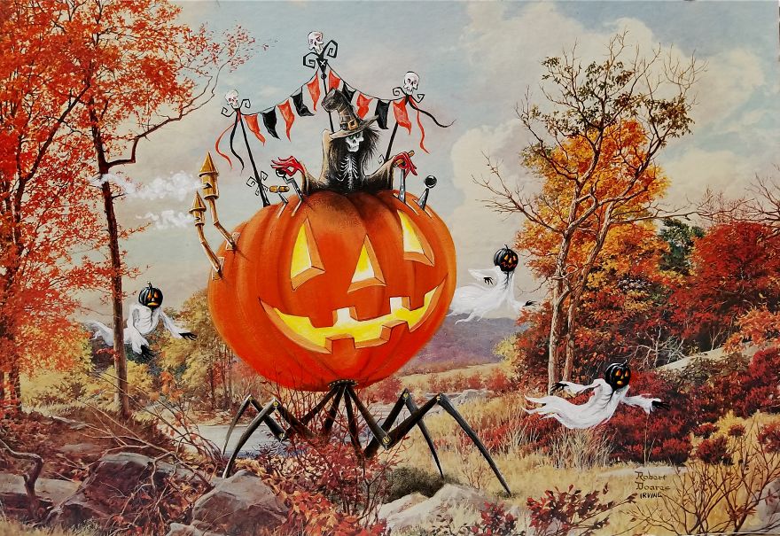 I Love To Create Halloween Art!