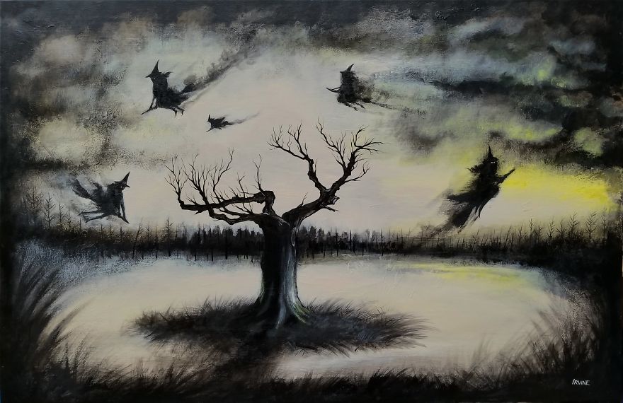 I Love To Create Halloween Art!