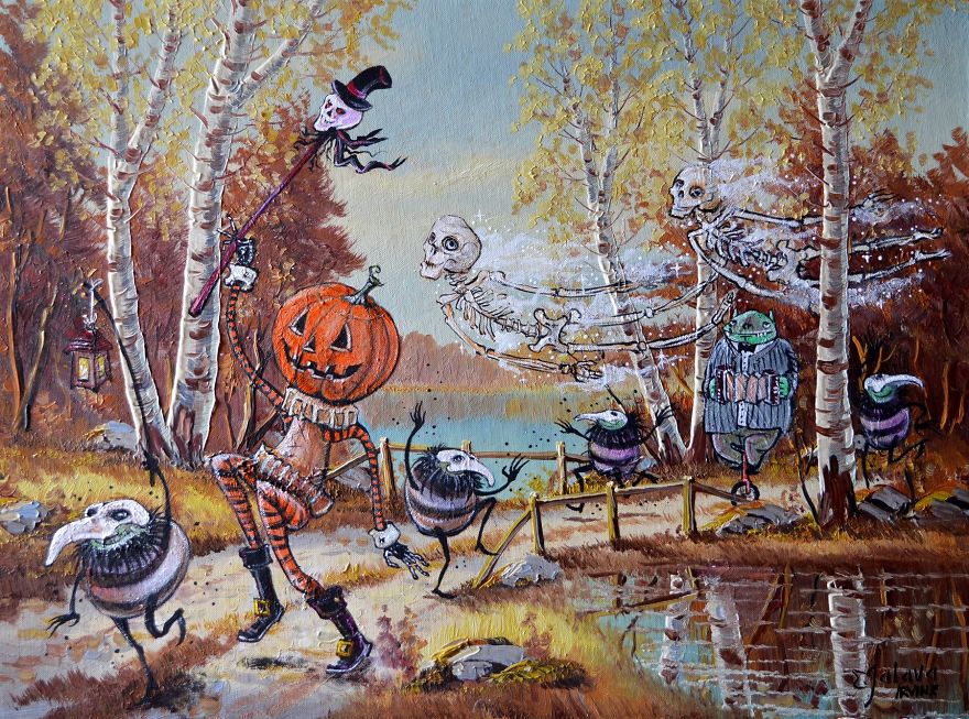 I Love To Create Halloween Art!